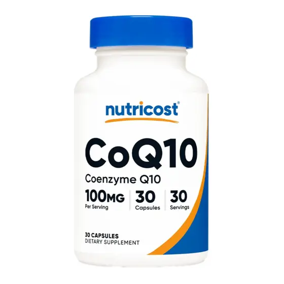 Nutricost CoQ10 100 mg — عبوة مكمل غذائي / dietary supplement bottle