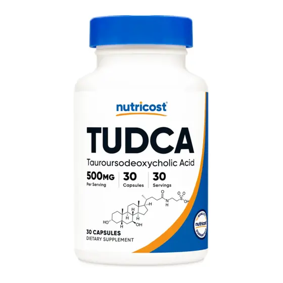 Nutricost TUDCA 500 mg — عبوة مكمل غذائي / dietary supplement bottle