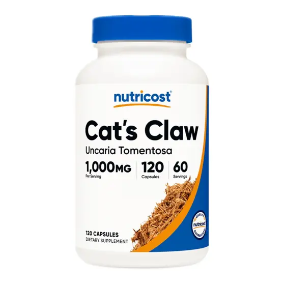 Nutricost Cat's Claw 1,000 mg — عبوة مكمل غذائي / dietary supplement bottle