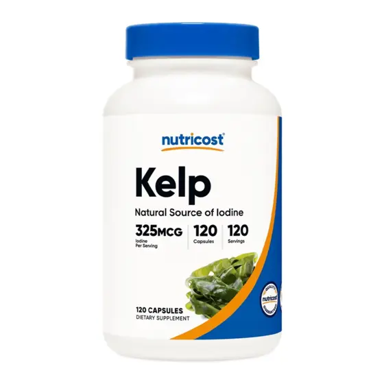 Nutricost Kelp 325 mcg — عبوة مكمل غذائي / dietary supplement bottle